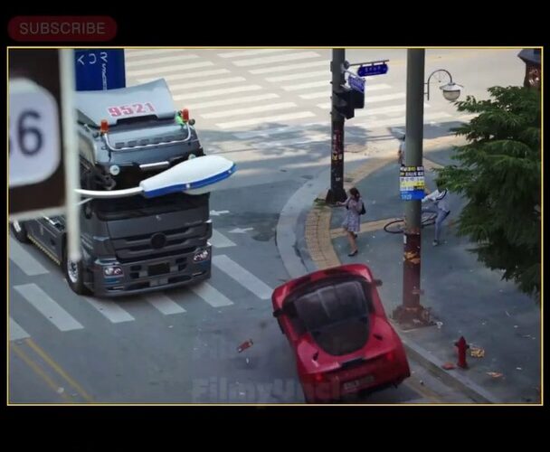 Accident with magical computer movie