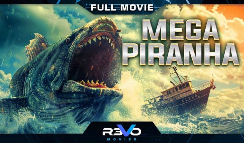 MEGA PIRANHA | COMPLETE FULL ACTION THRILLER FILM | GIANT CREATURE MOVIE | COMPLETE ENGLISH MOVIE