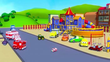Carl  the Super Truck  in Saving Baby Cars  in Car City _ Trucks Cartoon for kids ,animated cartoons Movies comedy action tv series 2018