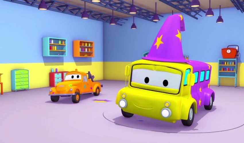 Tom The Tow Truck’s Paint Shop – Cindy is a SIREN _ Truck cartoons for kids ,animated cartoons Movies comedy action tv series 2018